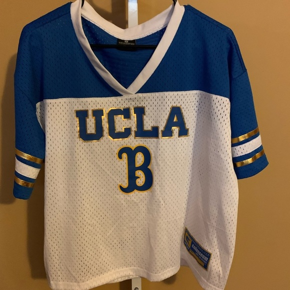 Colosseum® Women's X LARGE UCLA BRUINS™ Treasure Football Jersey in White - Picture 3 of 5